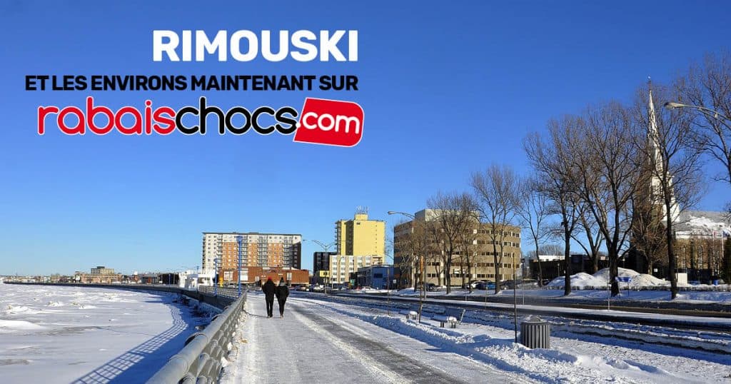 Vu sur Rimouski enneigé