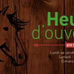heure d'ouverture