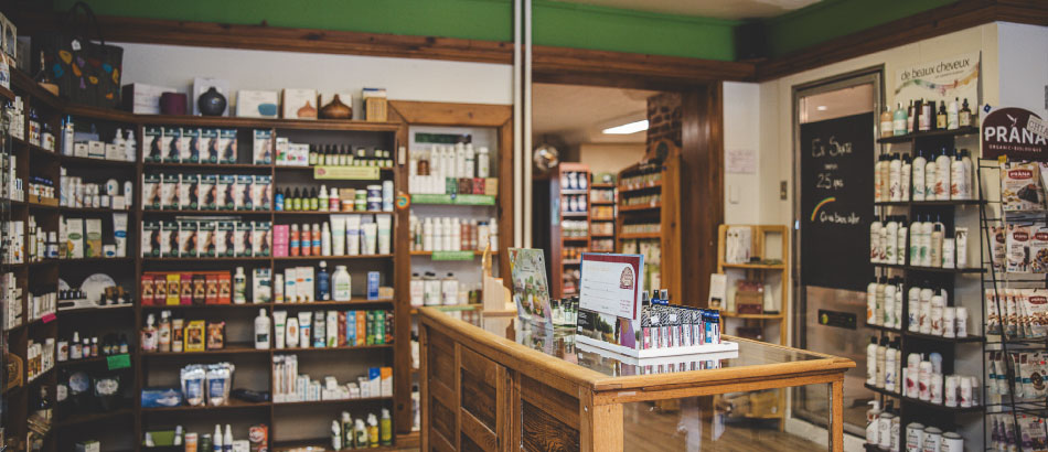 Grandeur nature épicerie santé bannière