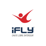 Logo de iFLY Montréal chute libre intérieur